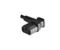 Preview: Power cable CEE 7/7 90° to C13 90° right, 0,75mm², VDE, black, length 1,80m